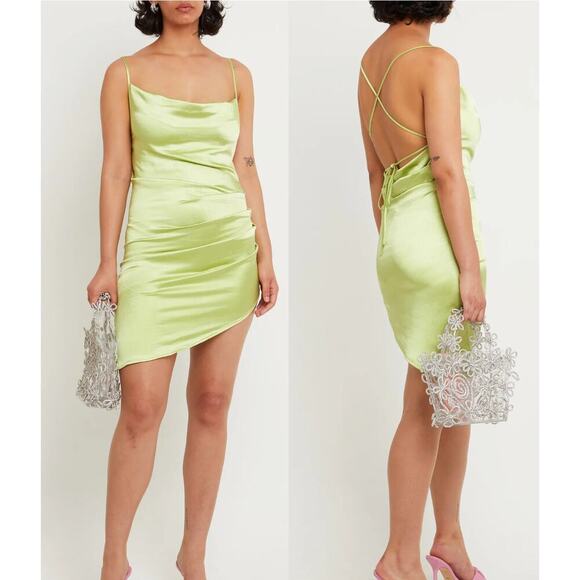 o.p.t Akira Dress Lime Green mini dress New‎ size XL - Picture 1 of 9